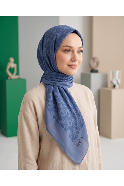 United Colors of Benetton وشاح بينيتون مونوغرام - إليجانتي أونو - 1024-2286 -...