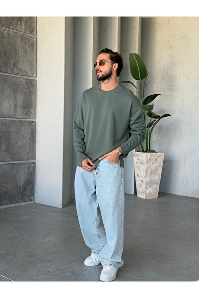FO4RBS Modal Kumaş Basic Sweat - Haki