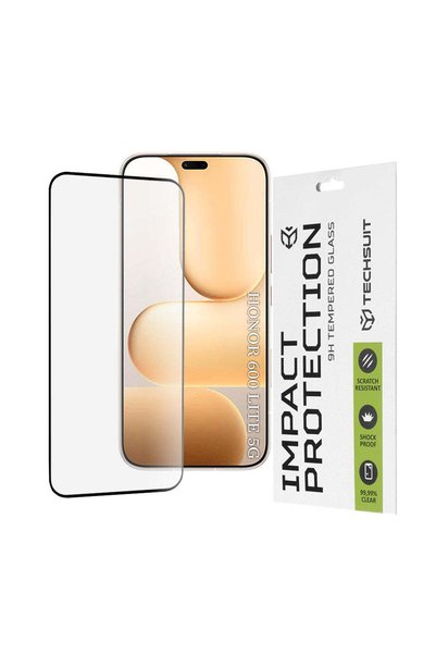 Techsuit Folie de protecție pentru Honor 600 Lite, 111D Full Cover, Sticlă cu...