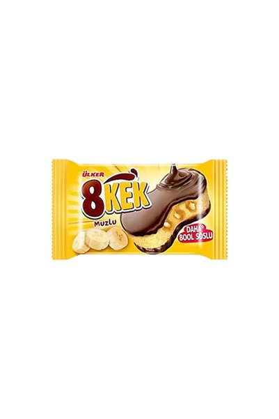 Ülker Dankek 8 cake chocolate banana 55 g 24 pack
