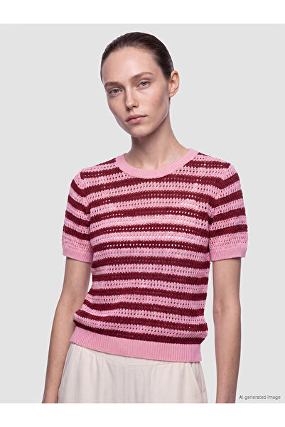 LC Waikiki Lcw Comfort Crew Neck Openwork Women's Knitwear Sweater