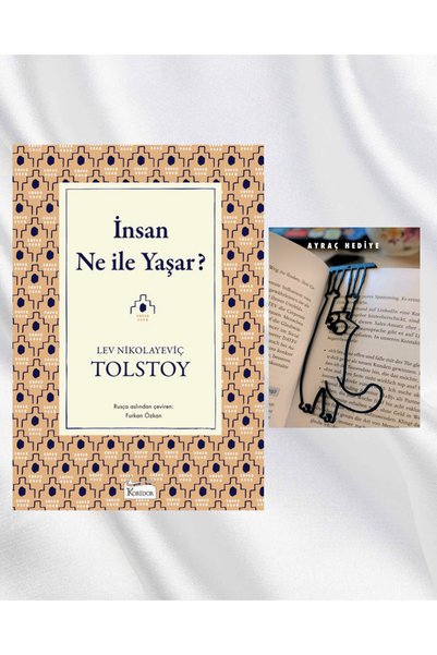 Koridor Yayıncılık What Does a Human Live By? / No Cover / Bookmark with Swin...