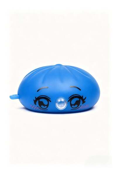 Generic Cute Bun Bubble-Blowing Squishy Toy, Soft Silicone Stress-Relief Fidg...