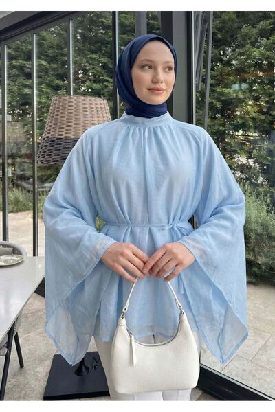 Vegove Büzgülü Reglan Kol Tunik