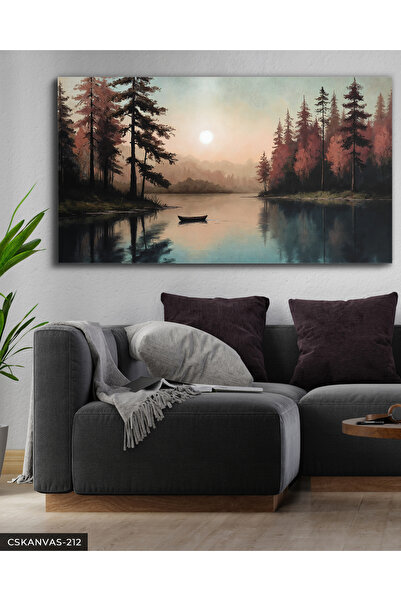Evinemoda Doğa Manzarası Tek Parça Kanvas - Canvas Tablo
