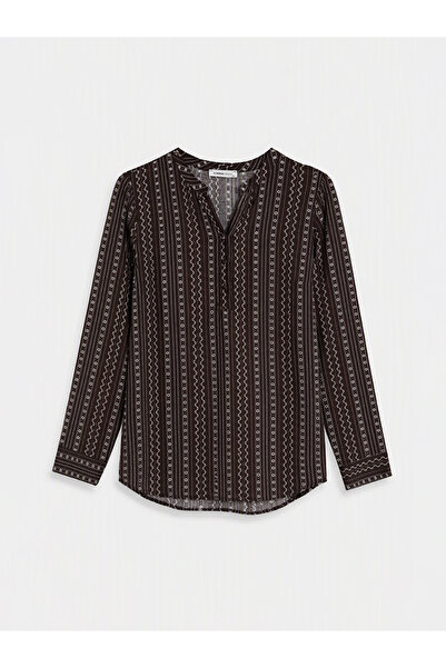 LC Waikiki Lcw Grace Collar Patterned Blouse