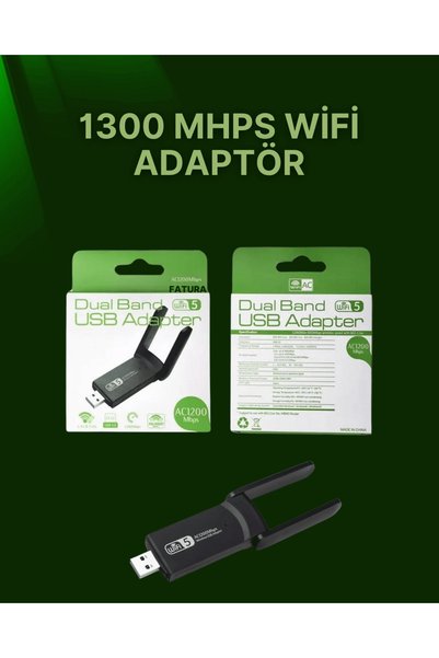 Generic Brand محول USB 3.0 لاسلكي - يدعم 2.4 جيجا هرتز و5 جيجا هرتز
