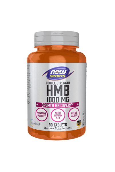 Now Foods Sports Nutrition, HMB (β-Hydroxy β-Methylbutyrate), Double Strength...