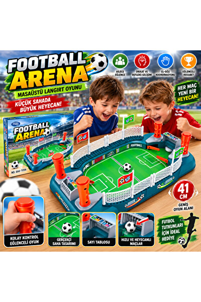 TRUST STORE Futbol Arena Langırt Oyunu Masaüstü Futbol Oyunu Çocuk Oyuncağı E...