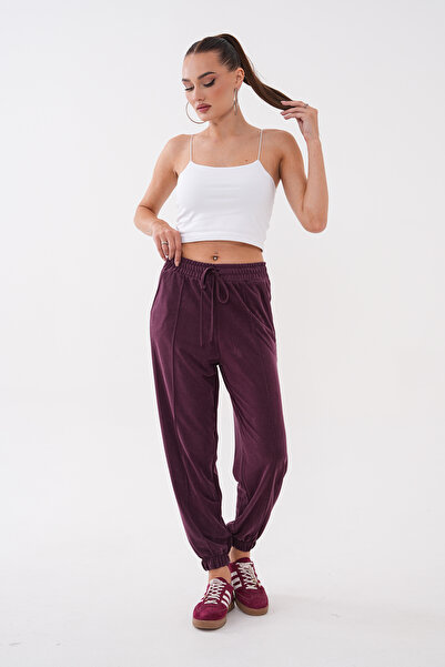 Mega Life Paçasi Elastic Waist Pi̇ke Modal Pants