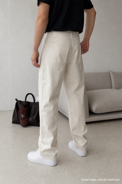 Livio Ferri Wuhan %100 Pamuk Baggy Erkek Jean