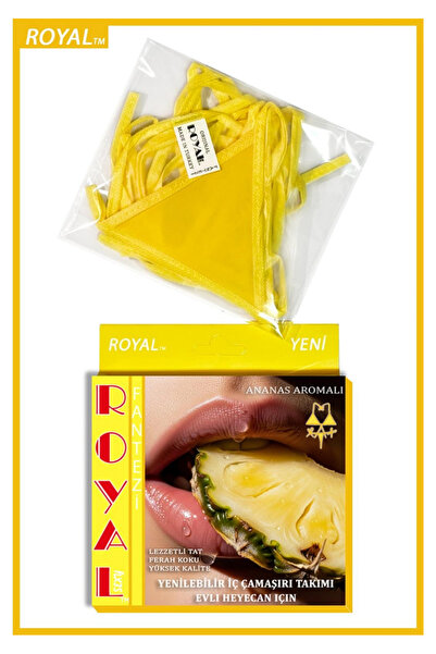 KAZRA Ananas Aromalı Alt Üst Takım İç Çamaşırı