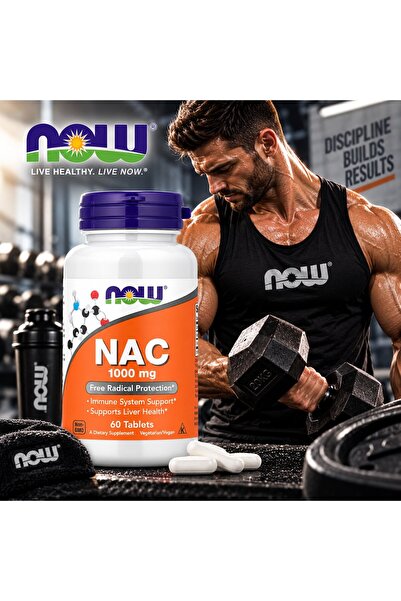 Now Foods , NA.C, Immune System Support Free Radical Protection 1,000 mg, 60 ...