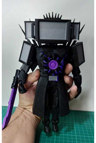 MER3D Skibidi Toilet Titan Tvman Angelina 17 Cm