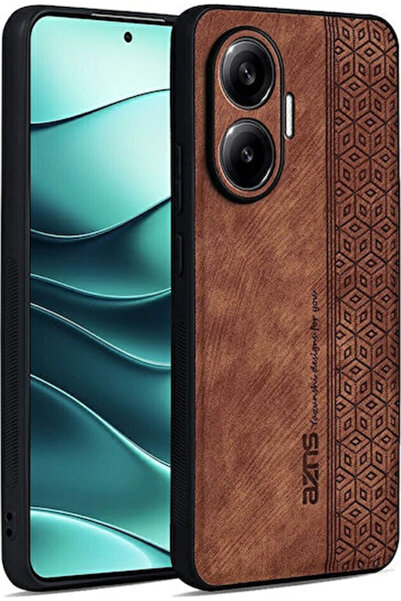 OEM 3D Ανάγλυφη Πλαστική Καφέ Πίσω Θήκη (Poco F7)
