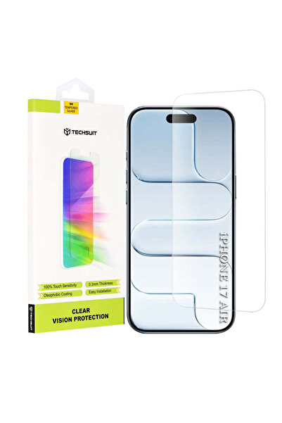 Techsuit Protector de ecran pentru iPhone 17 Air - Sticlă Clear Vision - Tran...