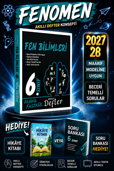 Fenomen Yayıncılık Yargı Ders Arkadaşım 6 sınıf fen bilimleri fasikül fasikül...