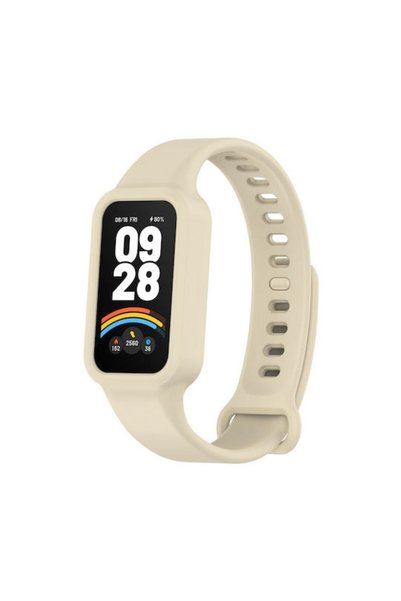 OEM Λουράκι Σιλικόνης Μπεζ (Xiaomi Smart Band 9 Active)