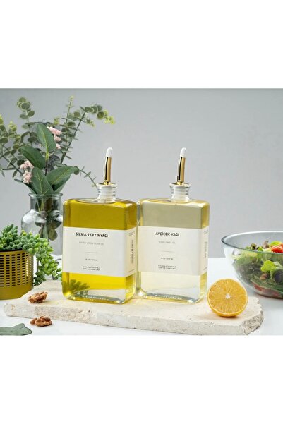 THIRTEEN SELECT 2'li Gold Kitap Cam Kitap Yağlık Sirkelik Sosluk 500 ml