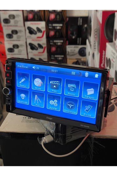 Genel Markalar Twogo 7 inc Ekranli Oto Teyp Bluetooth Usb Aux 3 amfi Cikisli