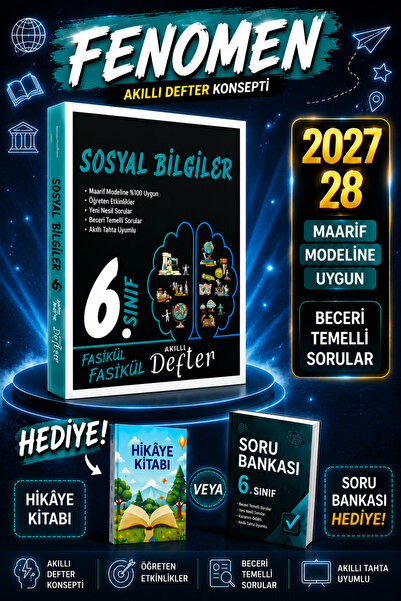 Fenomen Yayıncılık Yargı Ders arkadaşım 6 sınıf sosyal bilgiler fasikül fasik...