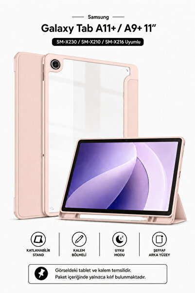 CONOCER Samsung Galaxy Tab A11 Plus/A9 Plus 11 Inç Uyumlu Kılıf Kalem Bölmeli...