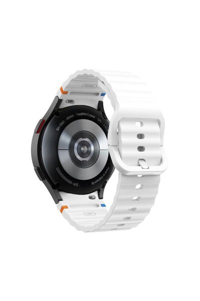 Other Kalebol Λουράκι Σιλικόνης Λευκό (για Samsung Galaxy Watch 5, 5 Active, ...