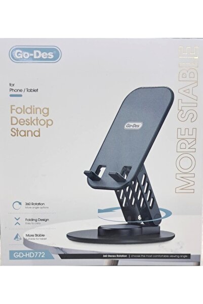 Go-Des Folding Desktop Stand for Phone / Tablet