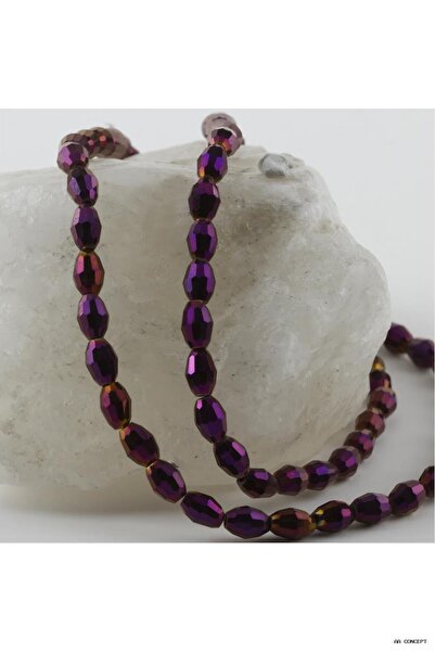 ZERO LAND Concepta 6X8 mm Harp Cut Crystal (194153) Stone Purple