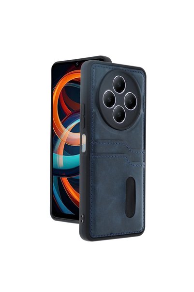TheGencoo Xiaomi Redmi 14C Case Sara Leather Case with Business Card Holder -...