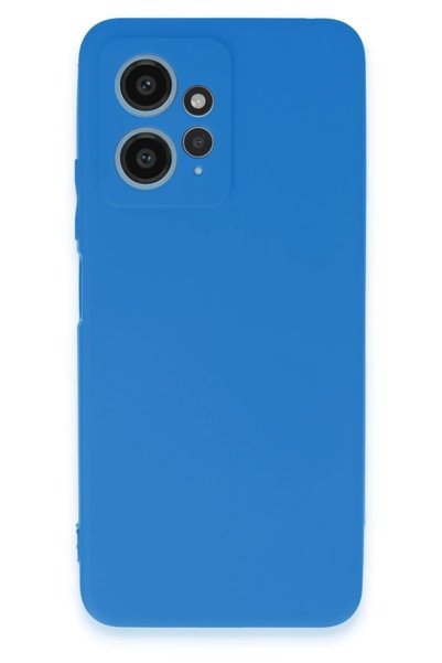 Generic Brand حافظة هاتف Xiaomi Redmi Note 12 4G من السيليكون الأول - أزرق