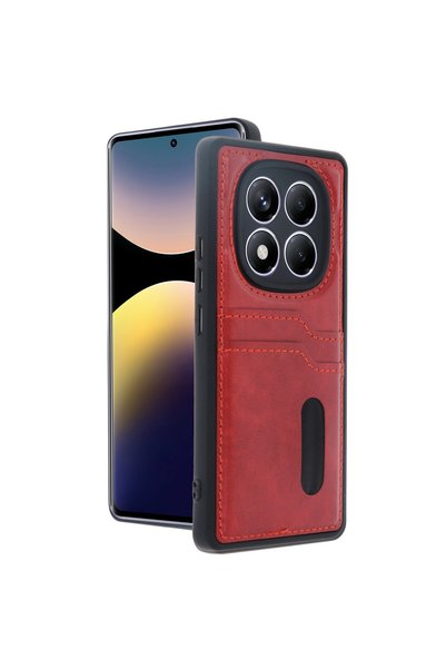 TheGencoo Xiaomi Redmi Note 14 Pro 4g Case Sara Leather Case with Business Ca...