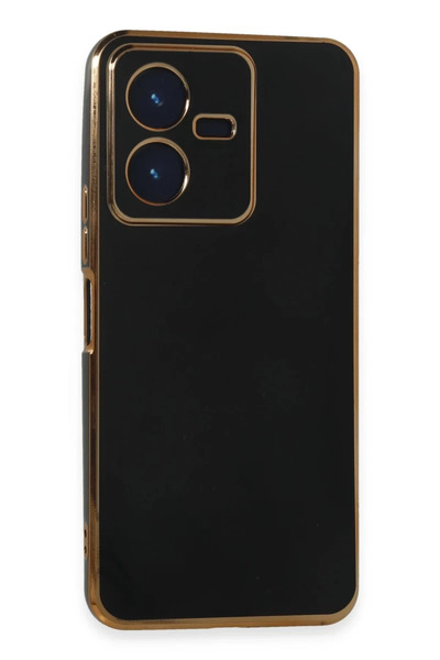 Generic Brand Vivo Y22 2022 Case Volet Silicone - Black