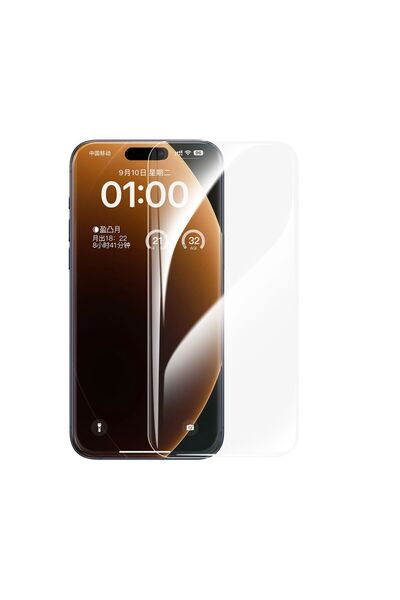 Baseus Protective Film Tempered Glass compatible with iPhone 17 Pro - transpa...