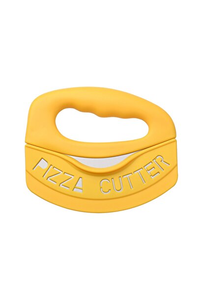 GIMASE , Cutit pentru taiat pizza cu protectie din silicon pentru lama, inox,...