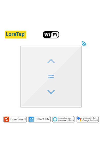 Choice ستائر ذكية بيضاء طراز LoraTap Tuya Smart Life مع محركات أنبوبية تعمل ب...