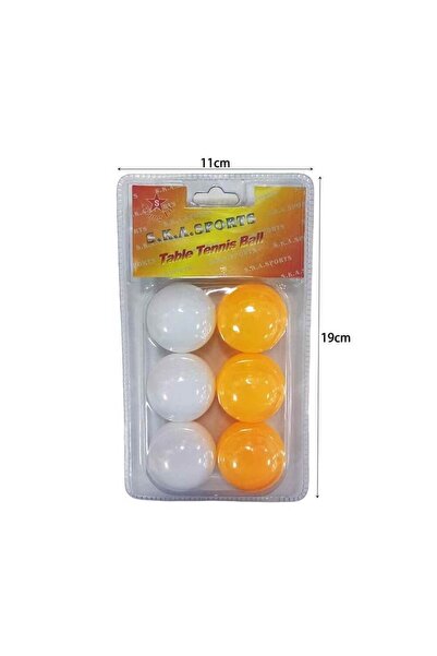 Argy Toys Μπάλες Πινγκ Πονγκ 6 τεμάχια Z694307