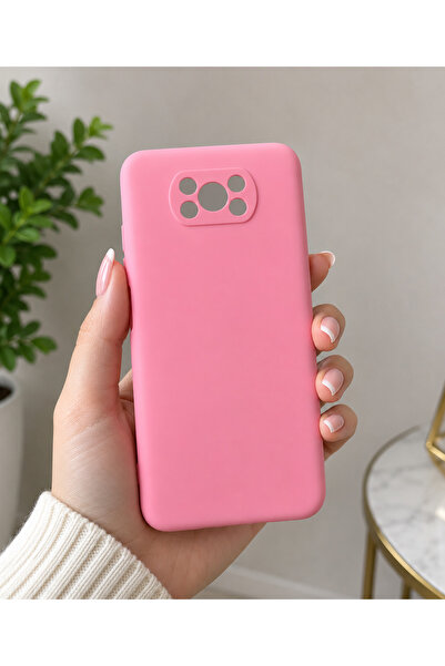 Genel Markalar POCO X3 Pro Uyumlu Silikon Kılıf – Pembe