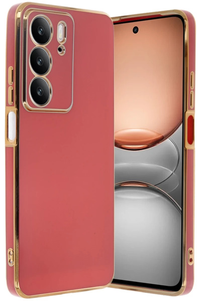Generic Brand Realme C75 4g Case Volet Silicone - Red