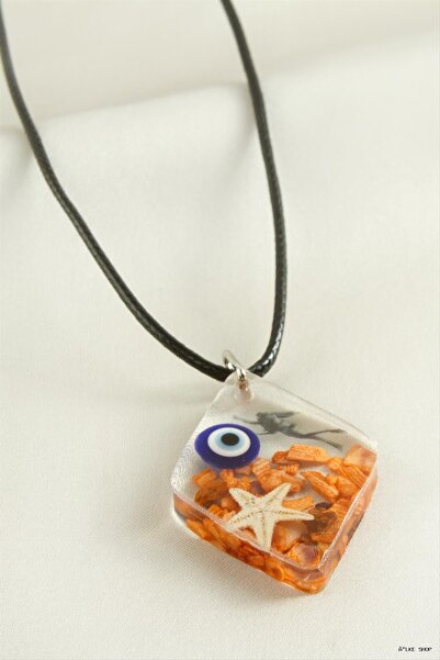 ZERO LAND Ilkestor Starfish Epoxy (203521) Pendant Orange