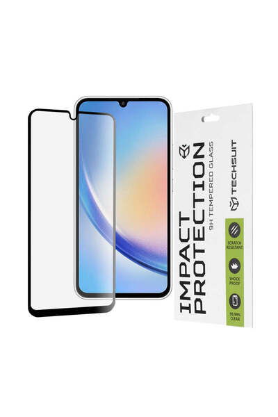 Techsuit Folie de protecție pentru Samsung Galaxy A34 5G, 111D Full Cover, St...