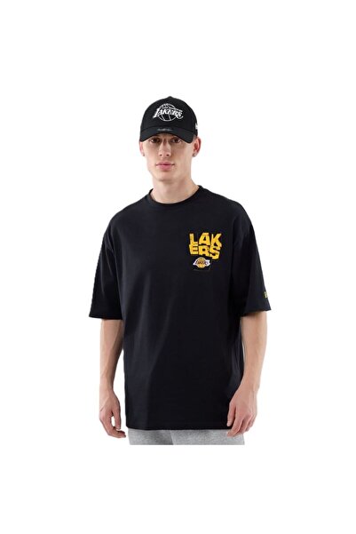 NEW ERA Μπλουζάκι NBA PLAYER GRPHC OS TEE LOSLAK