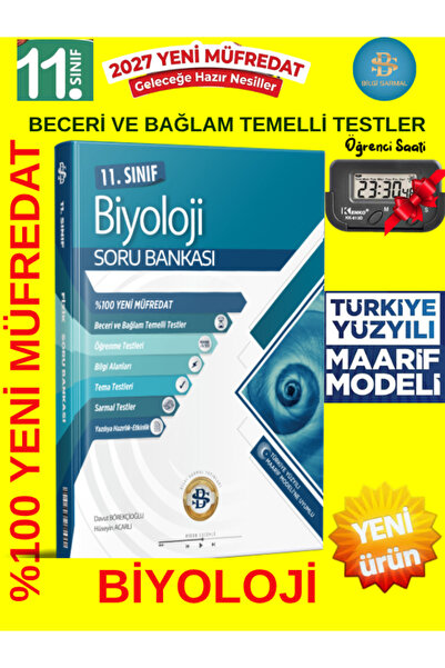 Bilgi Sarmal Yayınları Sarmal 2027 11.Sınıf %100 Yeni Müfredat Biyoloji Yeni ...