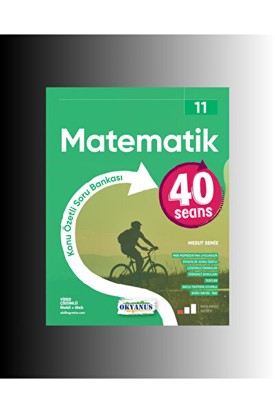 Okyanus Yayıncılık 2027 Okyanus 11.sınıf 40 Seans Matematik Soru Bankası