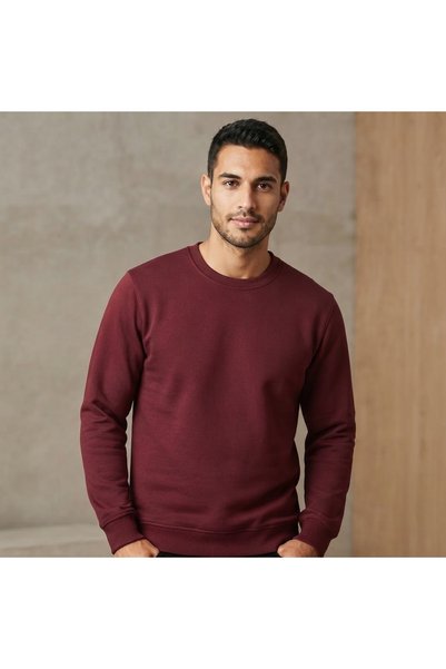 ROSE DAWSON Men's Crew Neck Two Thread Oversize Sweatshirt All Sizes