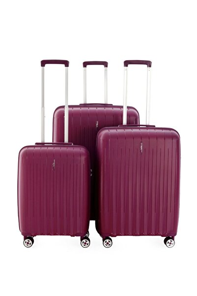 SKYFLY VALİZ HKV400 PP (POLİPROPİLEN) VALİZ 3'LÜ SET