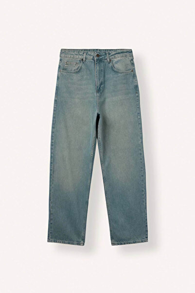 DeFacto Baggy Fit Light Green Men's Jean Trousers I7297Ax/Nm29