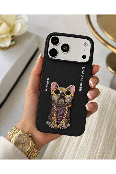 KILIF HOUSE Iphone 17 Pro Uyumlu Kamera Korumalı Nakışlı Cool Animals Figürlü...