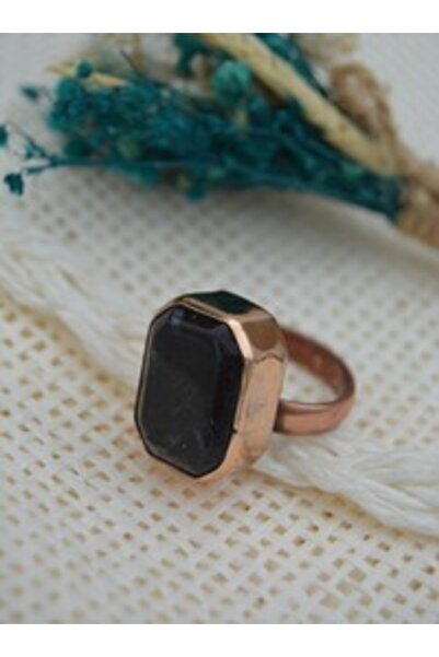 Stoneage Handmade Adjustable Ring Made from Amethyst Stone - Multicolored