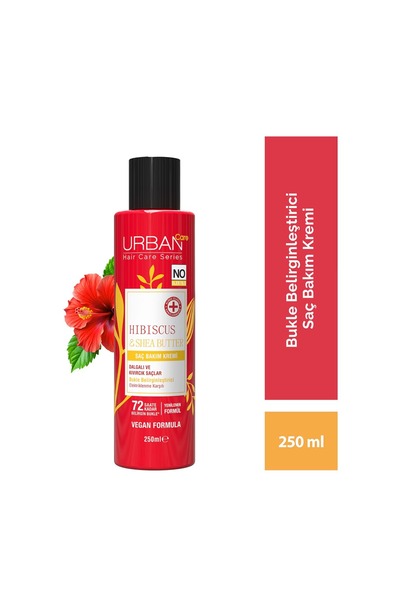 Urban Care كريم العناية بالشعر بخلاصة الكركديه وزبدة الشيا 250 مل